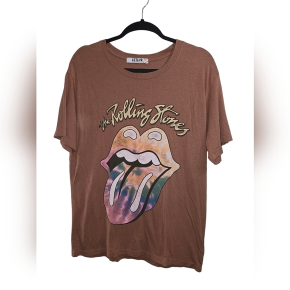 Anthropologie Tops - LetLuv for Anthropologie Rolling Stones Graphic T Shirt, Size Small